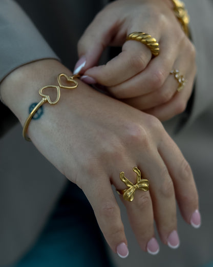 Pulseira Twin Hearts